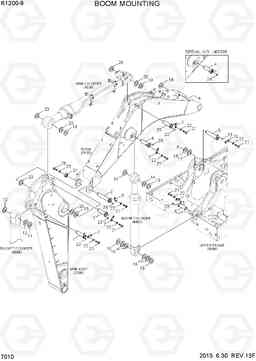 7010 BOOM MOUNTING R1200-9, Hyundai