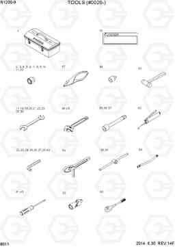 8011 TOOLS (#0020-) R1200-9, Hyundai