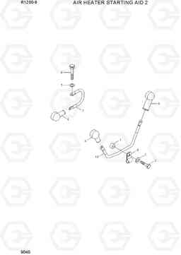 9040 AIR HEATER STARTING AID 2 R1200-9, Hyundai