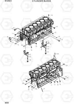 9050 CYLINDER BLOCK R1200-9, Hyundai