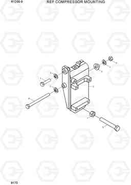 9170 REF COMPRESSOR MOUNTING R1200-9, Hyundai