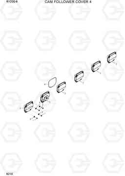 9210 CAM FOLLOWER COVER 4 R1200-9, Hyundai