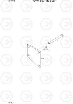 9370 FLYWHEEL HOUSING 1 R1200-9, Hyundai