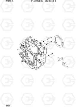 9390 FLYWHEEL HOUSING 3 R1200-9, Hyundai