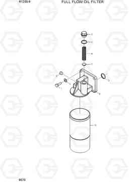 9570 FULL FLOW OIL FILTER R1200-9, Hyundai