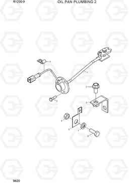 9620 OIL PAN PLUMBING 2 R1200-9, Hyundai