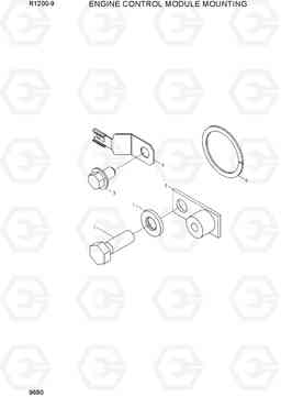 9680 ENGINE CONTROL MODULE MOUNTING R1200-9, Hyundai
