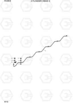 9710 CYLINDER HEAD 2 R1200-9, Hyundai