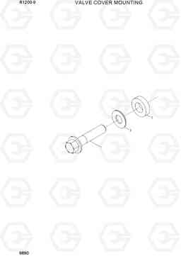 9890 VALVE COVER MOUNTING R1200-9, Hyundai
