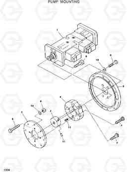 1009 PUMP MOUNTING R120W, Hyundai