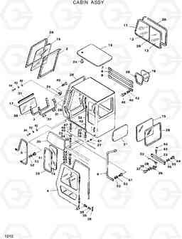 1010 CABIN ASSY R120W, Hyundai