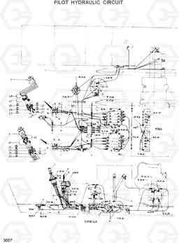 3007 PILOT HYDRAULIC CIRCUIT R120W, Hyundai