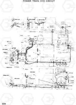 3008 POWER TRAIN HYD CIRCUIT R120W, Hyundai