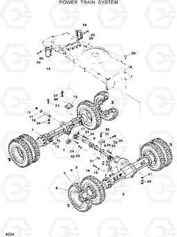 4004 POWER TRAIN SYSTEM R120W, Hyundai