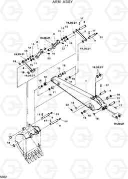 5002 ARM ASSY R120W, Hyundai