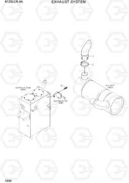 1030 EXHAUST SYSTEM R125LCR-9A, Hyundai