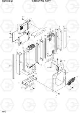 1050 RADIATOR ASSY R125LCR-9A, Hyundai