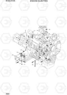 2040 ENGINE ELECTRIC R125LCR-9A, Hyundai