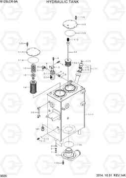 3020 HYDRAULIC TANK R125LCR-9A, Hyundai