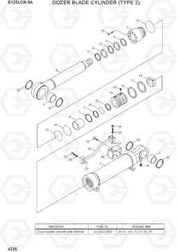 4235 DOZER BLADE CYLINDER (TYPE 2) R125LCR-9A, Hyundai