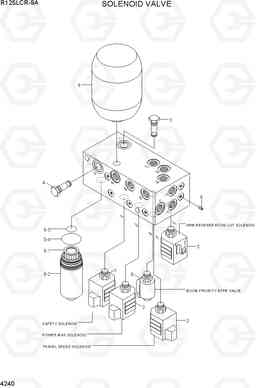 4240 SOLENOID VALVE R125LCR-9A, Hyundai