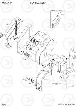 6280 MCV BOX ASSY R125LCR-9A, Hyundai