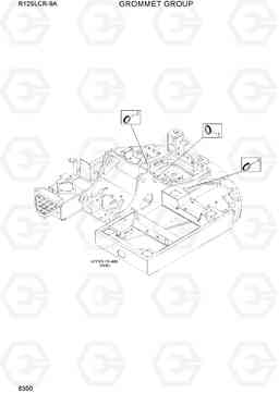 6300 GROMMET GROUP R125LCR-9A, Hyundai