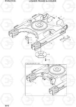 6410 LOWER FRAME & COVER R125LCR-9A, Hyundai
