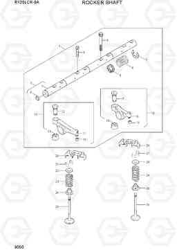 9050 ROCKER SHAFT R125LCR-9A, Hyundai