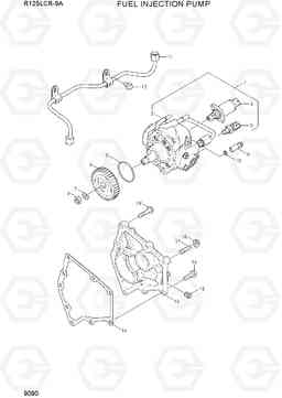 9090 FUEL INJECTION PUMP R125LCR-9A, Hyundai