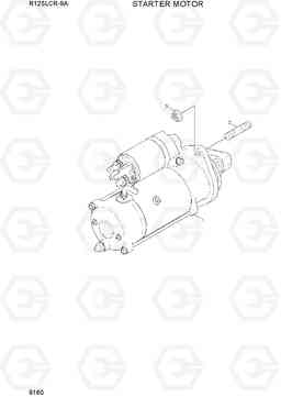 9160 STARTER MOTOR R125LCR-9A, Hyundai