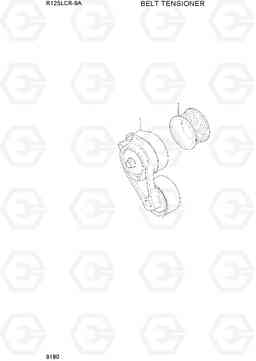 9180 BELT TENSIONER R125LCR-9A, Hyundai