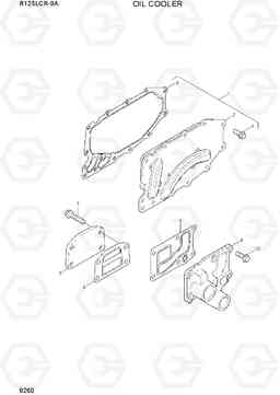 9260 OIL COOLER R125LCR-9A, Hyundai