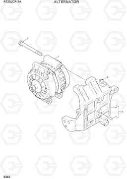 9340 ALTERNATOR R125LCR-9A, Hyundai