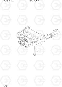 9370 OIL PUMP R125LCR-9A, Hyundai