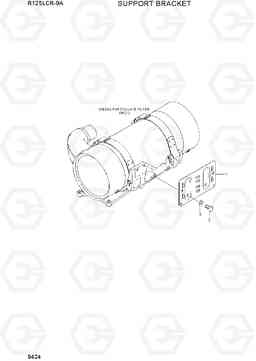 9424 SUPPORT BRACKET R125LCR-9A, Hyundai