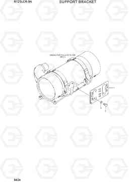 9424 SUPPORT BRACKET R125LCR-9A, Hyundai