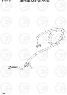 9490 LOW PRESSURE FUEL PIPES 2 R125LCR-9A, Hyundai