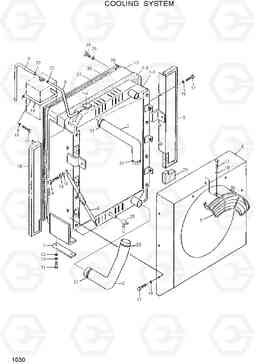 1030 COOLING SYSTEM R130LC, Hyundai