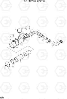 1040 AIR INTAKE SYSTEM R130LC, Hyundai