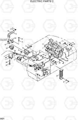 3021 ELECTRIC PARTS 2 R130LC, Hyundai