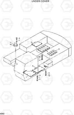 4040 UNDER COVER R130LC, Hyundai