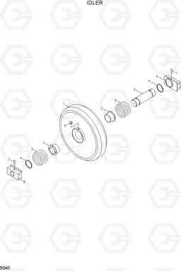 5040 IDLER R130LC, Hyundai