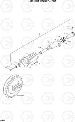 5060 ADJUST COMPONENT R130LC, Hyundai