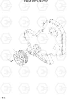 8110 FRONT DRIVE ADAPTER R130LC, Hyundai