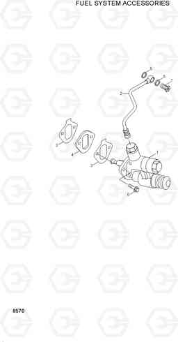 8570 FUEL SYSTEM ACCESSORIES R130LC, Hyundai