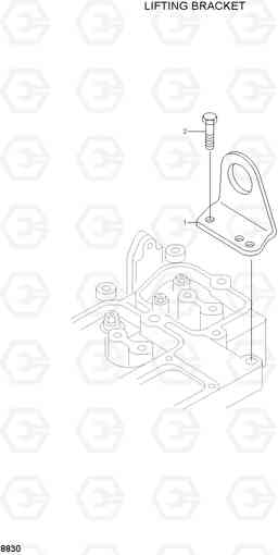 8830 LIFTING BRACKET R130LC, Hyundai