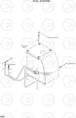 1020 FUEL SYSTEM R130LC-3, Hyundai