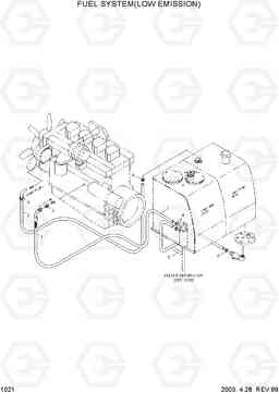 1021 FUEL SYSTEM(LOW EMISSION) R130LC-3, Hyundai