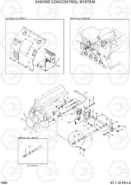 1060 ENGINE CONTROL SYSTEM R130LC-3, Hyundai